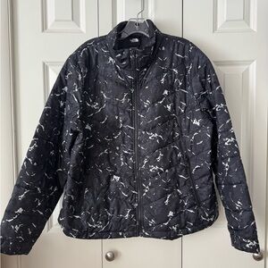 Stylish Black and White Women's The North Face Jacket